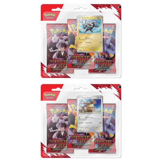 Pokémon TCG Scarlet & Violet—Destined Rivals 3-Pack Blister (Komala)