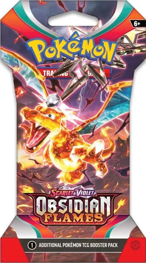Obsidian Flames Sleeved Booster Pack product image