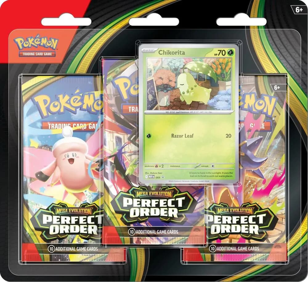 Perfect Order 3 Pack Blister [Chikorita] product image