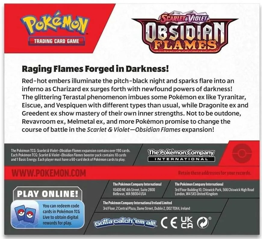 Hình ảnh sản phẩm Hộp booster Obsidian Flames