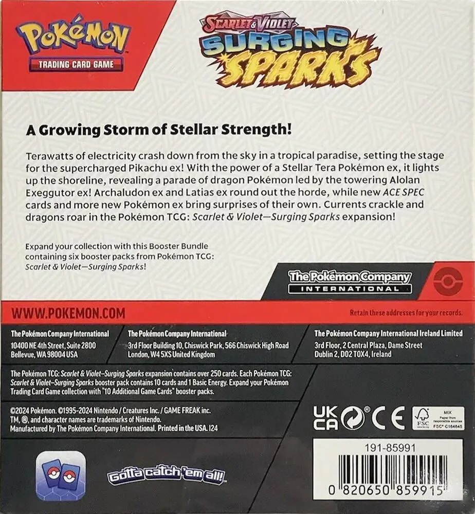 Surging Sparks Booster Bundle (Retail) product image