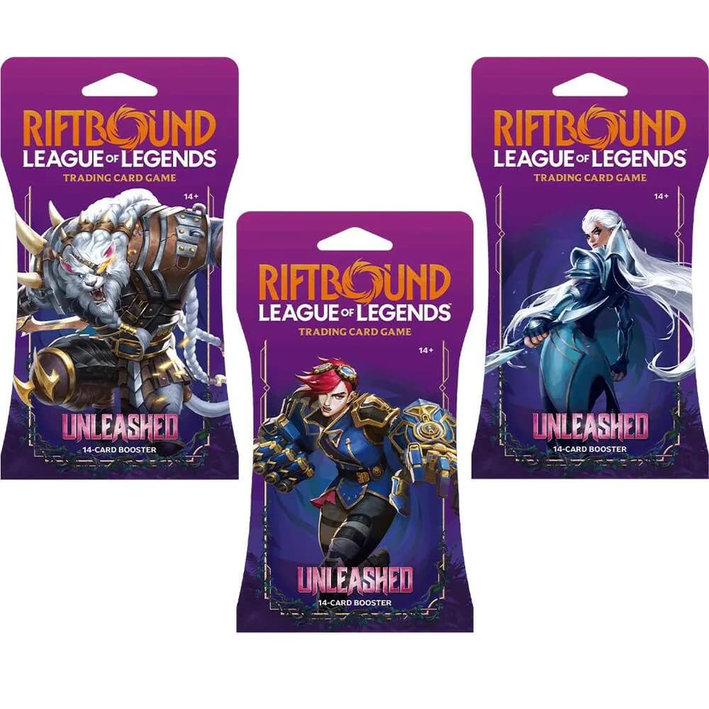Hình ảnh sản phẩm Bộ 3 gói booster có bìa art Unleashed