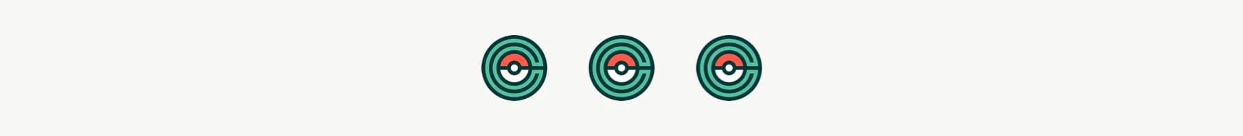 The Poke Court logos.