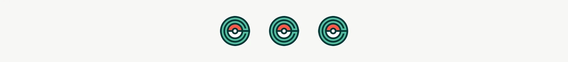 The Poke Court logos.